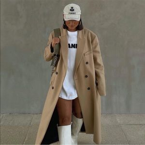 Zara Premium Limited Edition Manteco Wool Coat